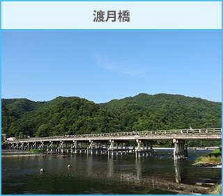 渡月橋の風景