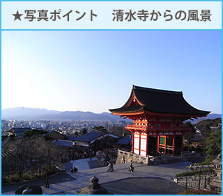 清水寺高台からの遠景